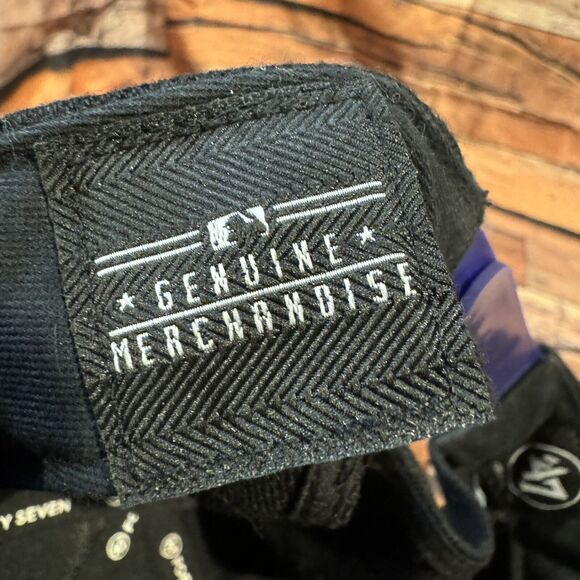 Colorado Rockies Hat Snapback Adjustable Cap Black Purple Baseball MLB 47 Brand - Picture 8 of 9